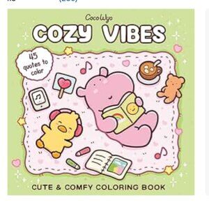 "Cozy Vibes" advance coloring book !